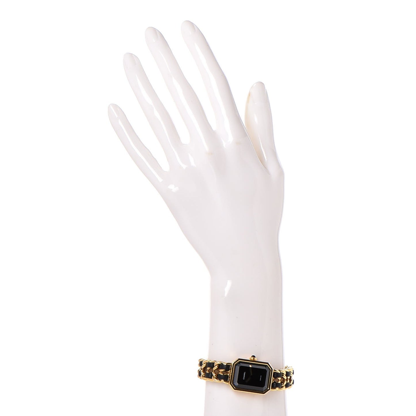 Stainless Steel Lambskin 20mm Chain Premiere Quartz Watch Gold M
