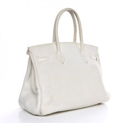 Hermes Taurillon Clemence Birkin 30 White 23 of 104