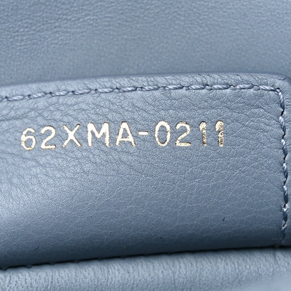 Christian Dior Calfskin Cannage Small Caro Bag Cloud Blue 7 of 12