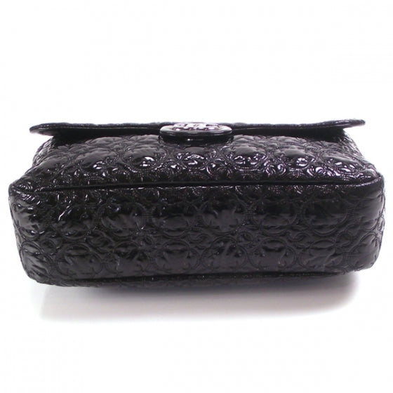 Patent Camelia Quilted Jumbo Flap