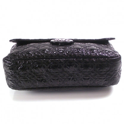 Chanel Patent Camelia Quilted Jumbo Flap 4 of 12