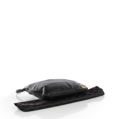 Gucci Calfskin Medium New Britt Hobo Black 4 of 7
