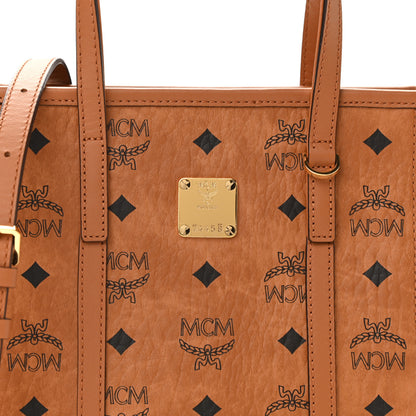MCM Visetos Mini Aren Tote Cognac 7 of 9