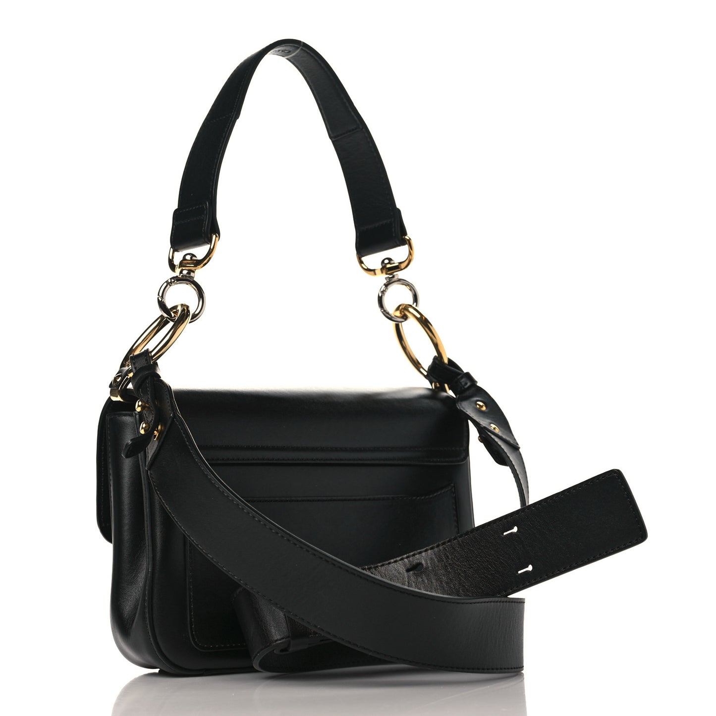 Calfskin Small C Double Carry Black