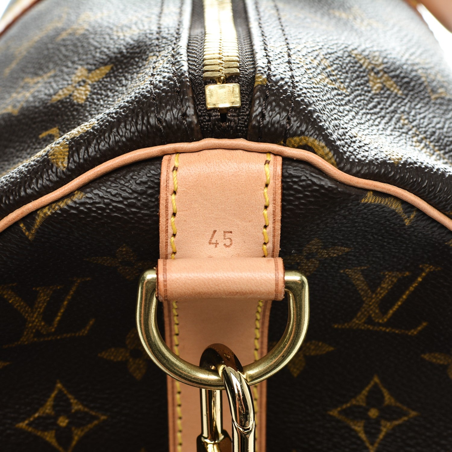 Louis Vuitton Monogram Keepall Bandouliere 45 9 of 9