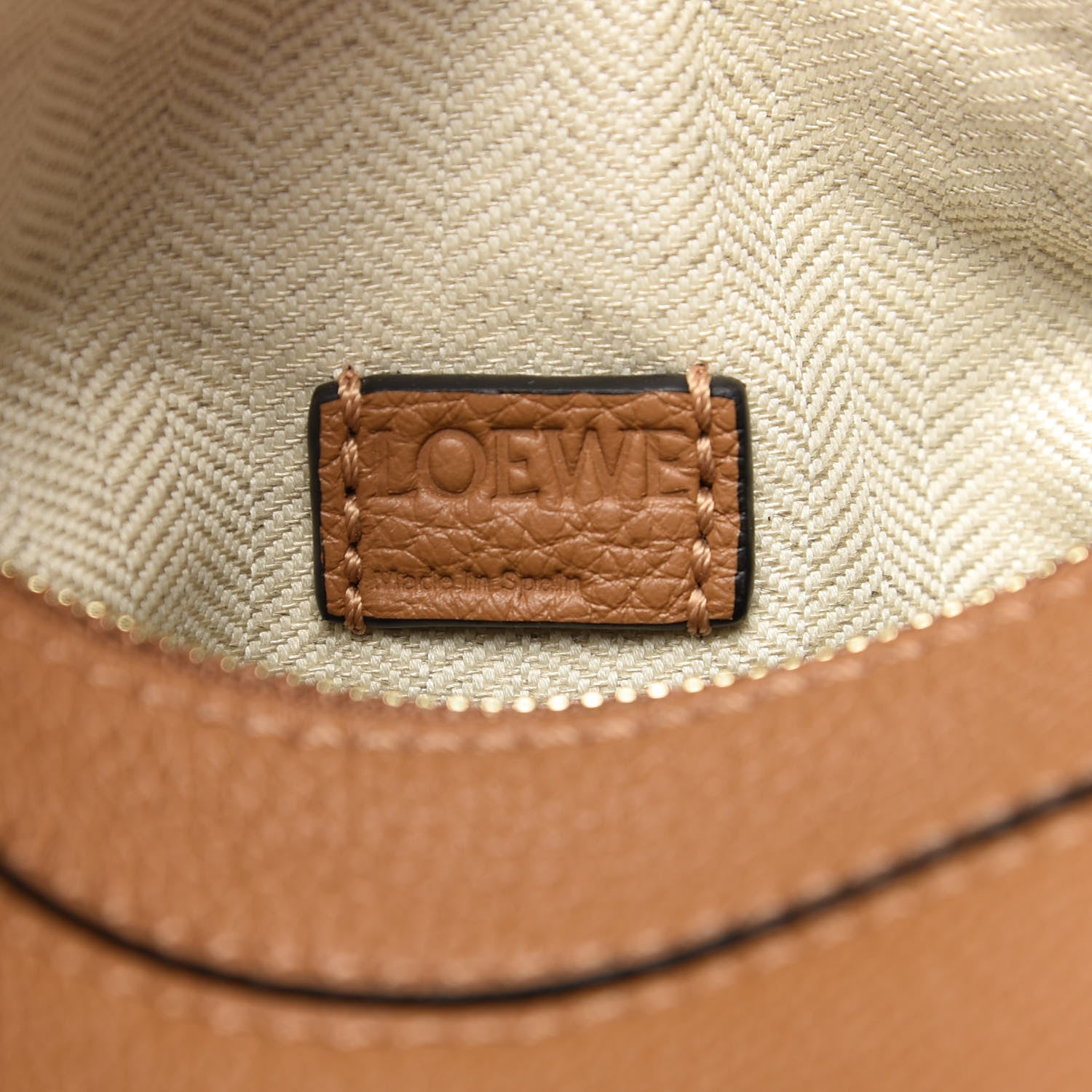 Loewe Calfskin Mini Puzzle Bag Tan 8 of 9
