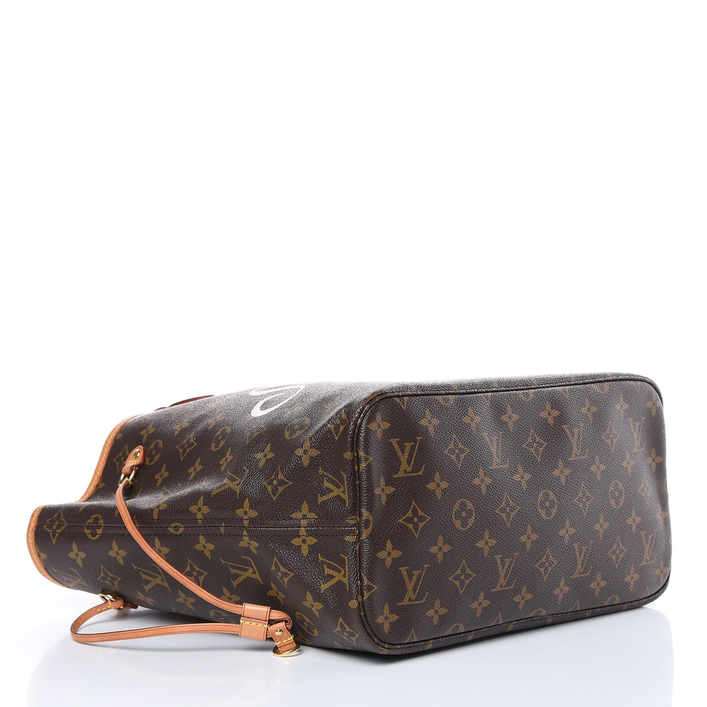 Monogram Saint Barth V Neverfull MM Rose Ballerine