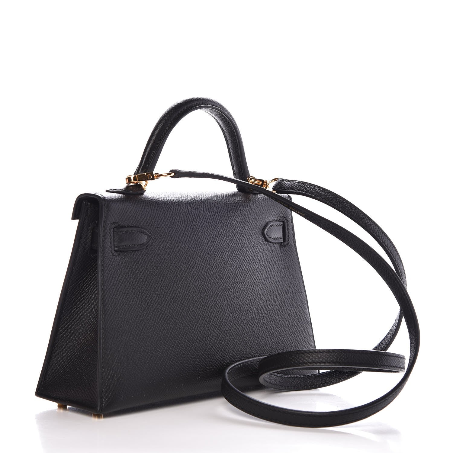 Hermes Epsom Mini Kelly Sellier 20 Black 3 of 8