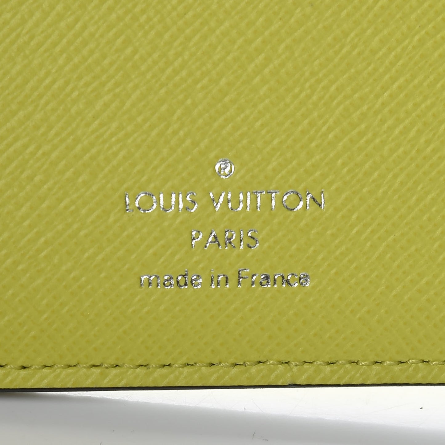 Monogram Taiga Pocket Organizer Yellow