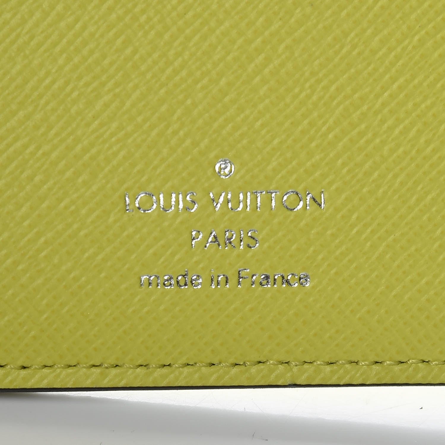 Louis Vuitton Monogram Taiga Pocket Organizer Yellow 6 of 8