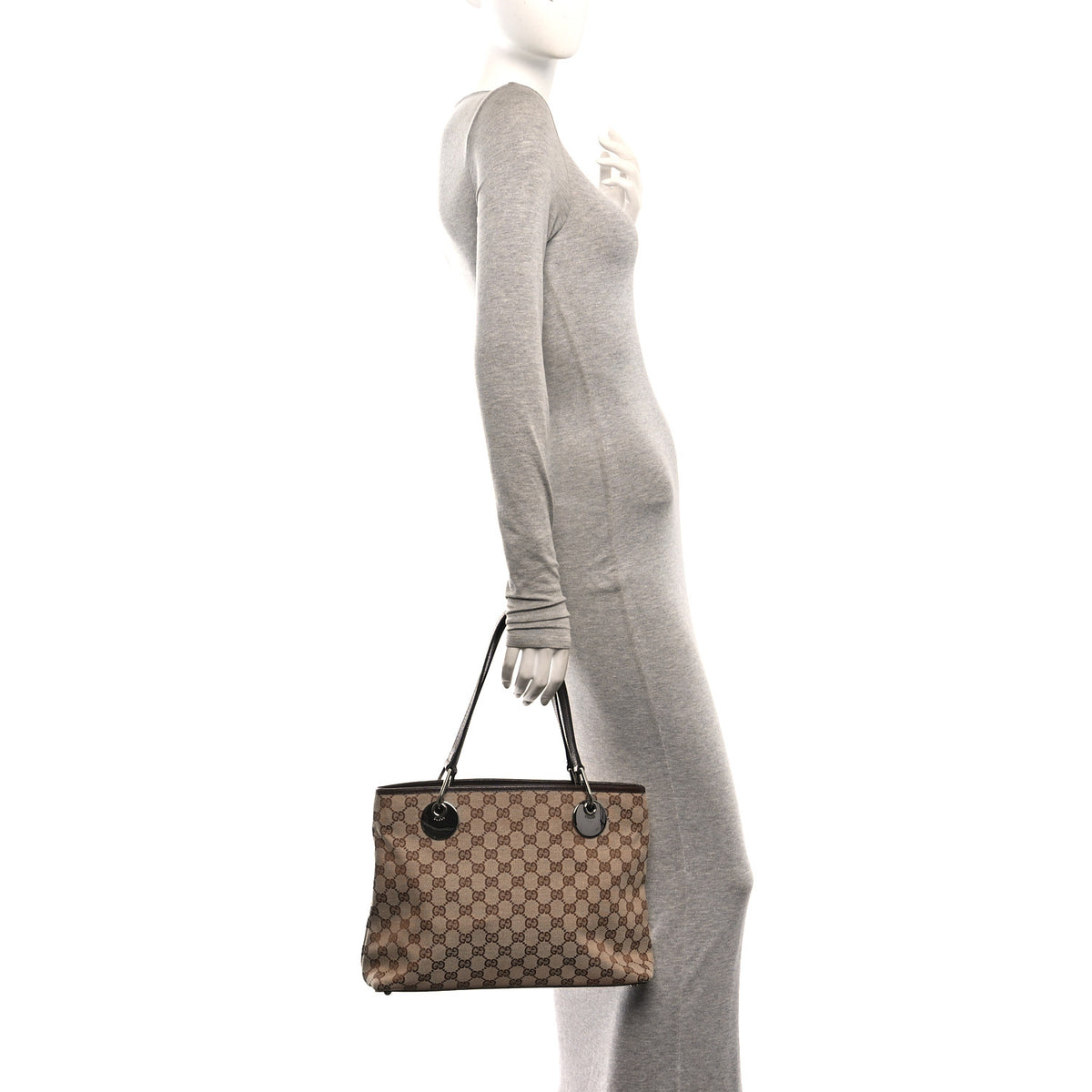 Monogram Medium Eclipse Tote Brown