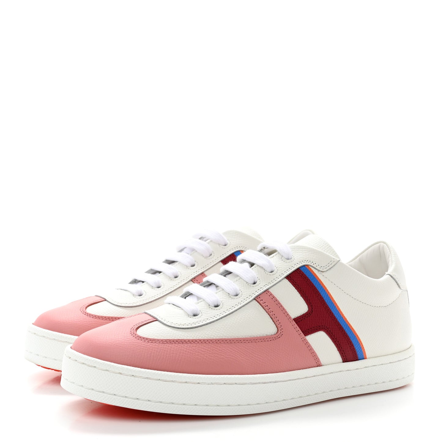 Epsom Womens Boomerang Sneakers 36.5 Multicolor Rose Pale