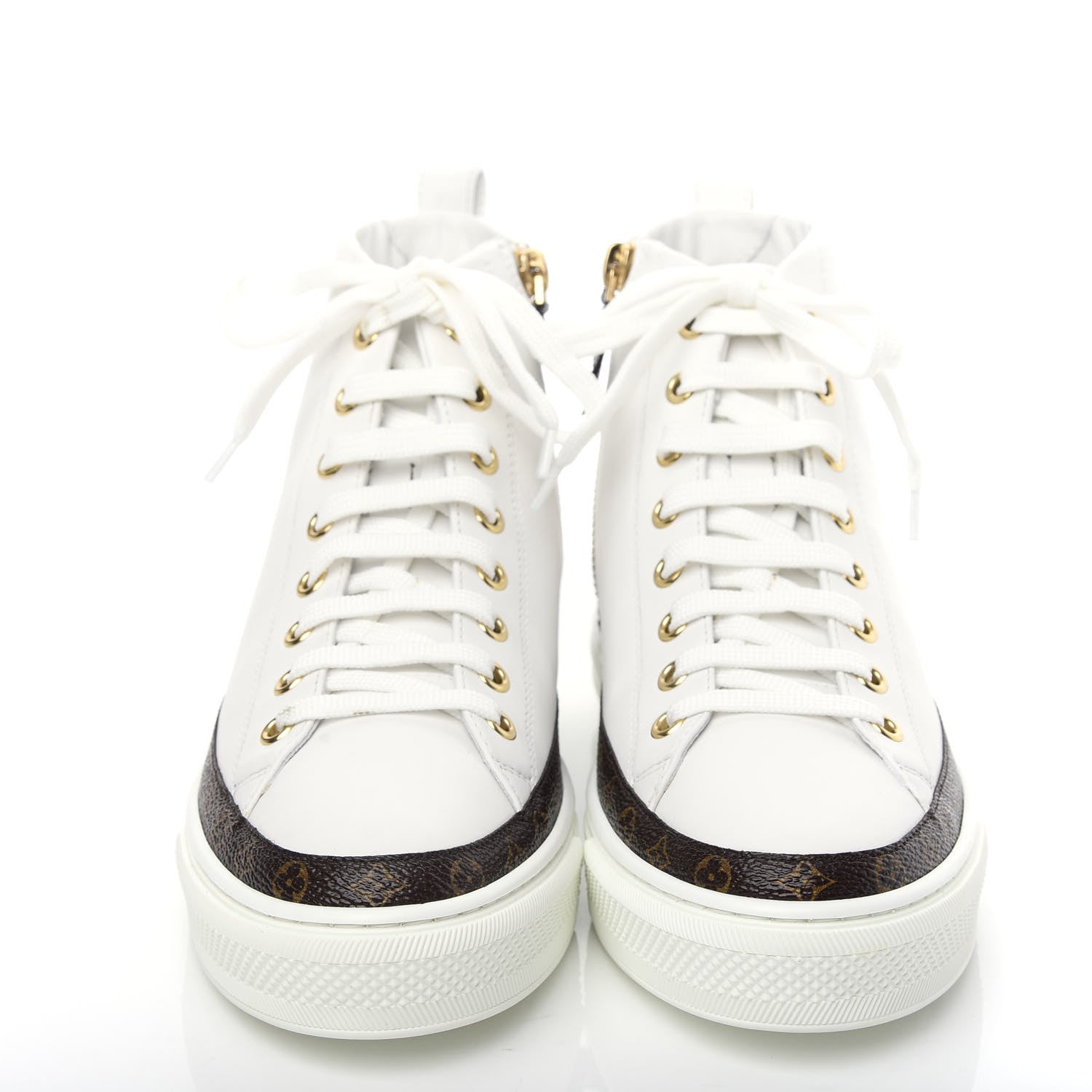 Louis Vuitton Monogram Stellar Sneaker Boots 35.5 White 2 of 12