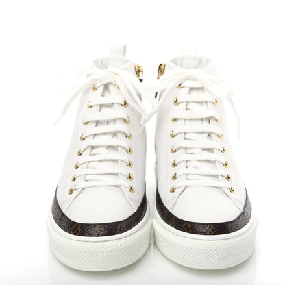 Louis Vuitton Monogram Stellar Sneaker Boots 35.5 White 2 of 12