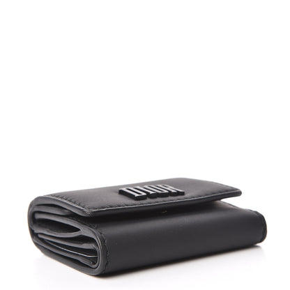 Christian Dior Ultra Matte Calfskin Medium Wallet Black 4 of 8