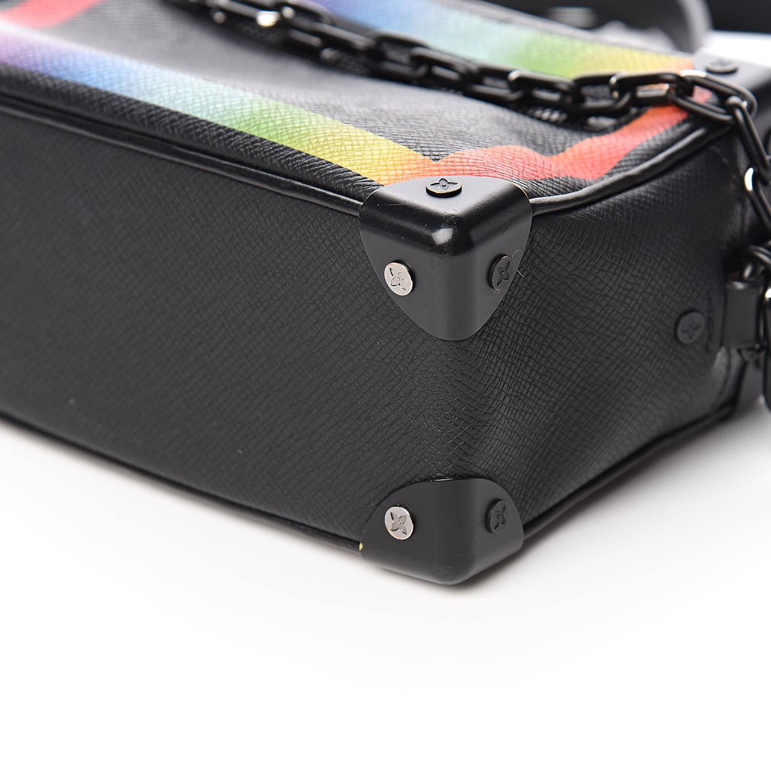 Louis Vuitton Taiga Rainbow Mini Soft Trunk Black 8 of 11