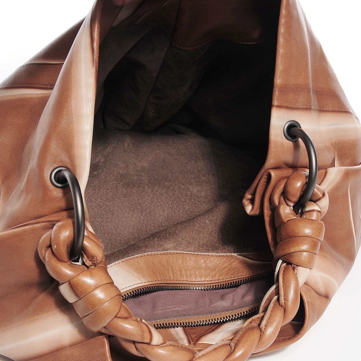 Bottega Veneta Intrecciato Nappa Aquilone Fortune Cookie Hobo Cigar 5 of 8
