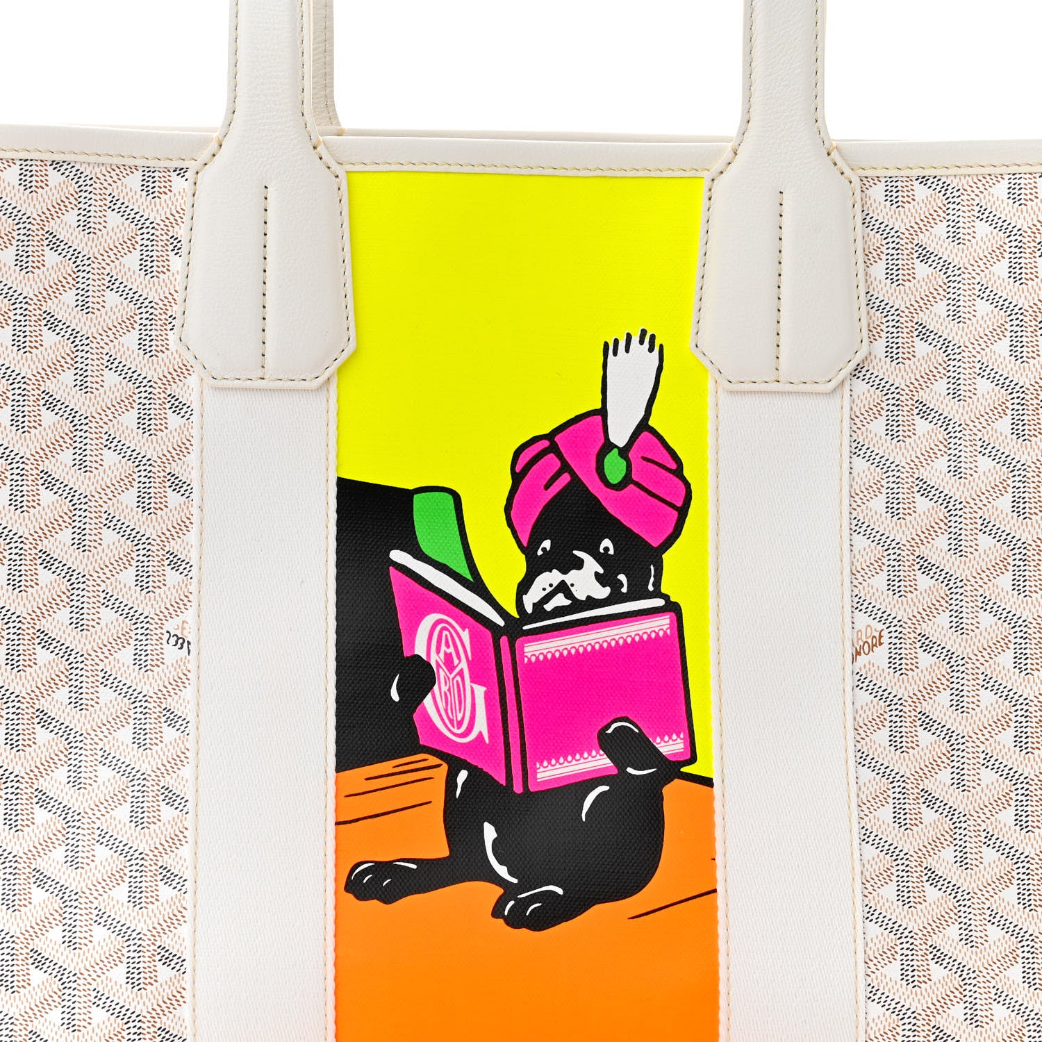 Goyard Goyardine Villette Tote White 7 of 9