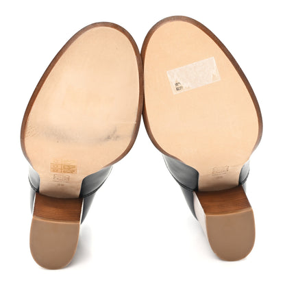 Loewe Calfskin Loafer Ankle Boots 39 Black 6 of 9