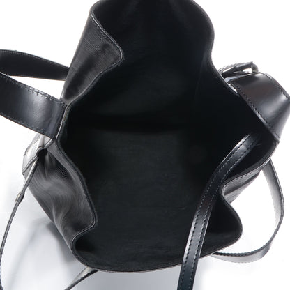 Louis Vuitton Epi Sac D'Epaule GM Black 6 of 8
