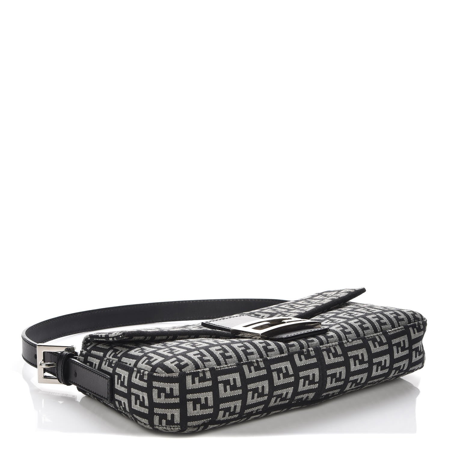 Fendi Zucchino Baguette Black 4 of 7