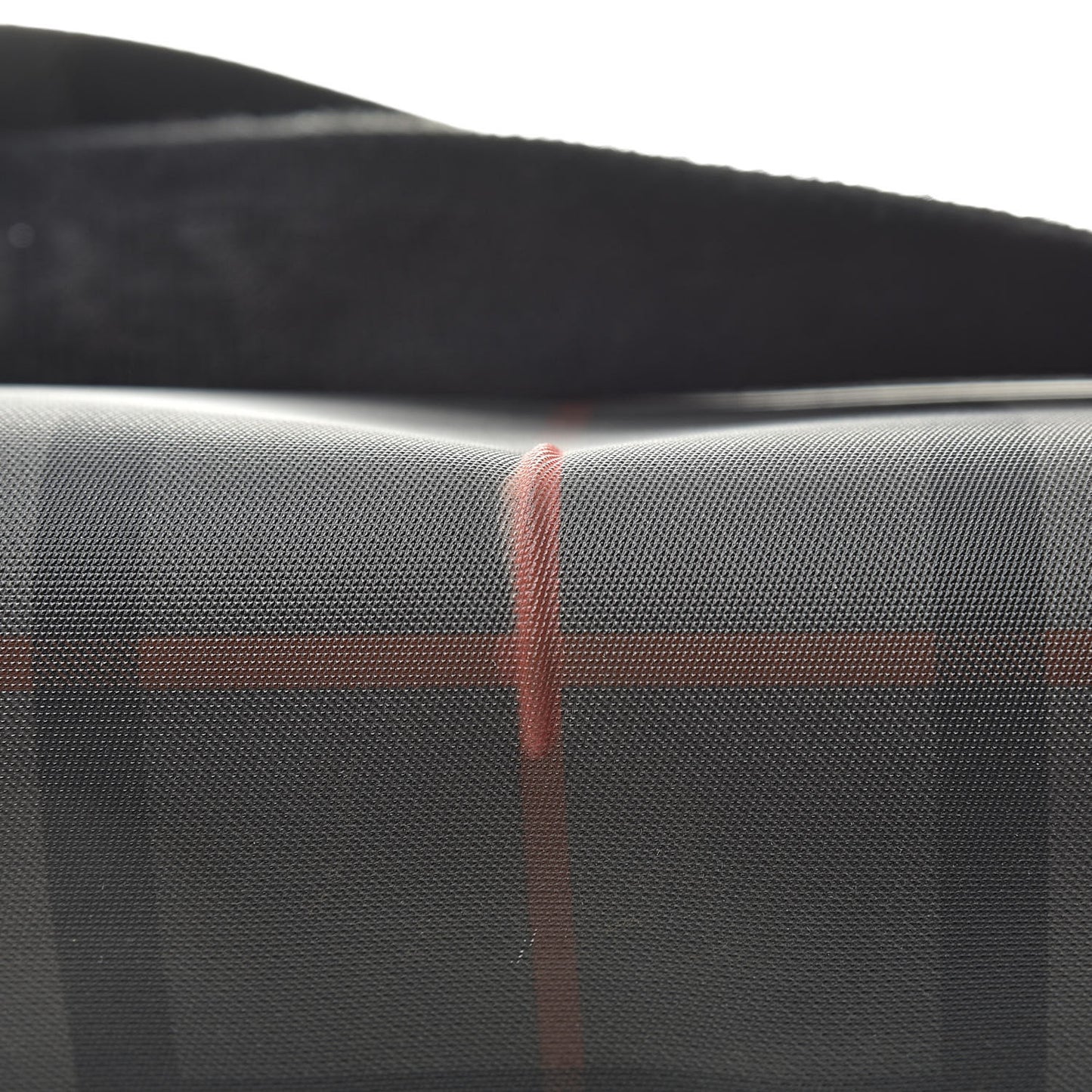 Nylon Smoked Check Messenger Bag