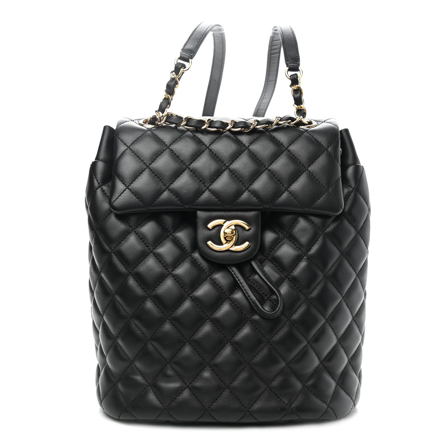 Chanel Lambskin Quilted Small Urban Spirit Backpack Black 1 of 10