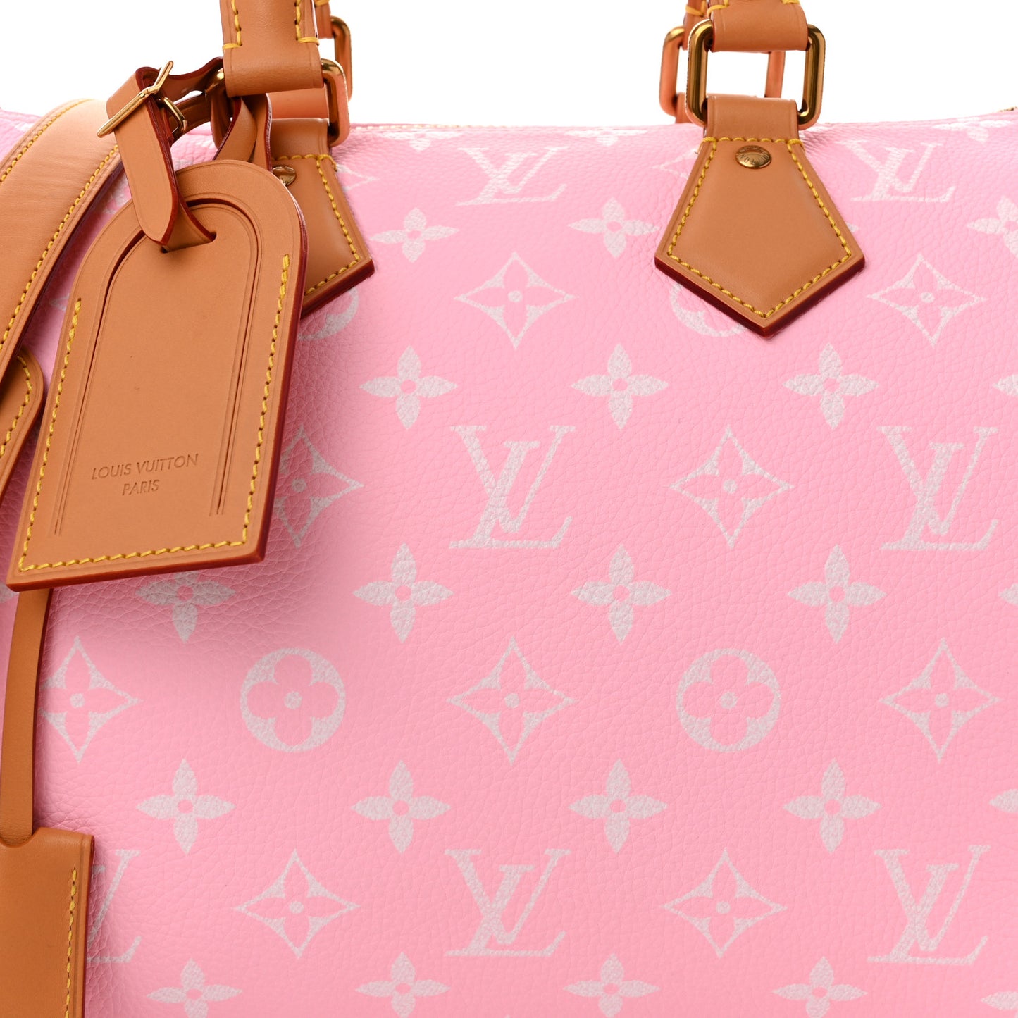 Calfskin Monogram Speedy P9 Bandouliere 30 Candy
