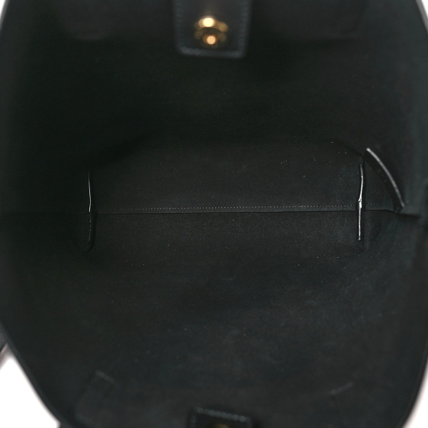 Calfskin Toy Shopping Tote Black