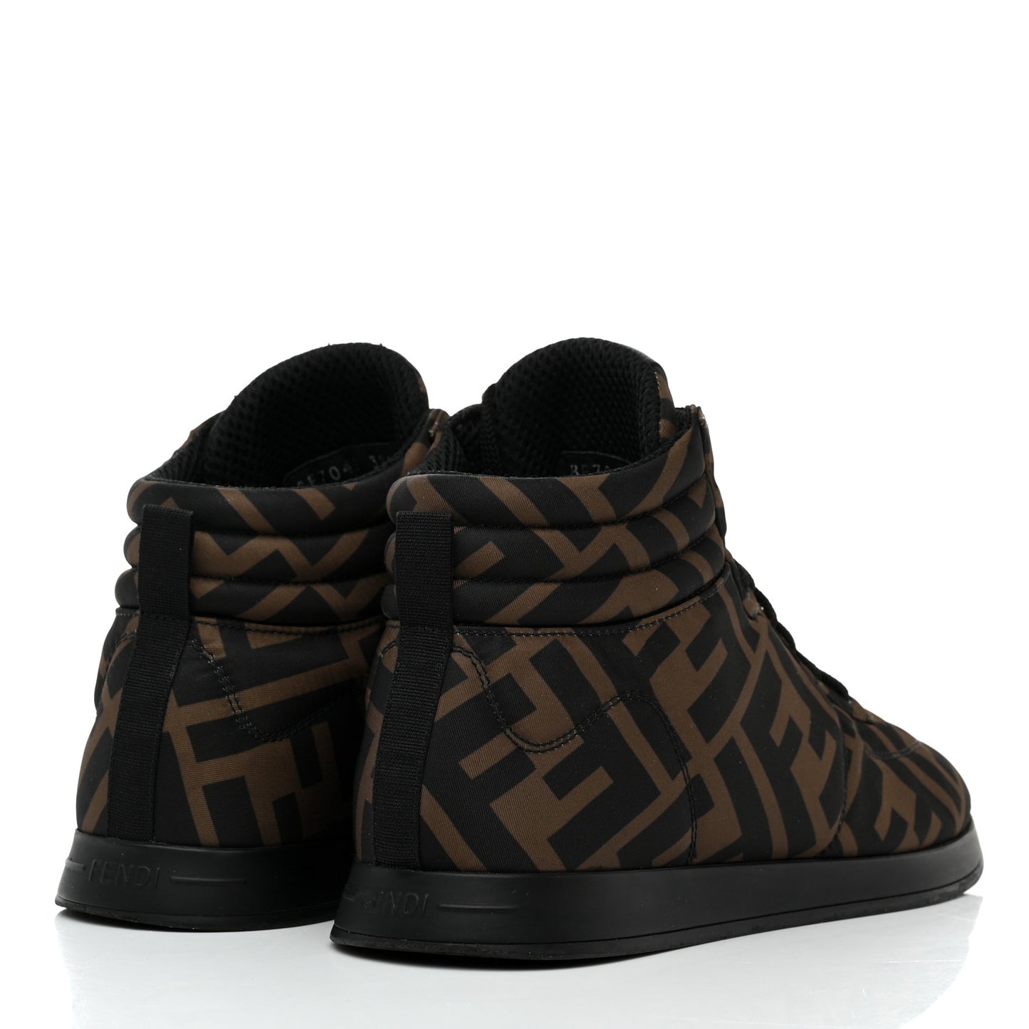 Nylon FF Reloaded High Top Sneakers 38.5 Tobacco Black