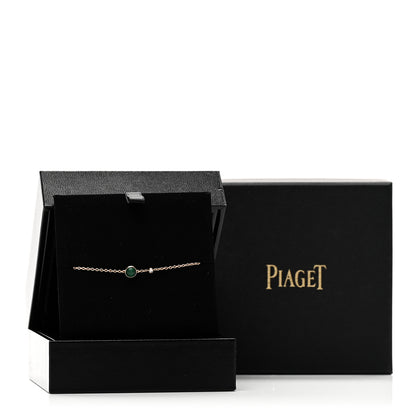 Piaget 18K Rose Gold Malachite Diamond Possession Bracelet 4 of 4