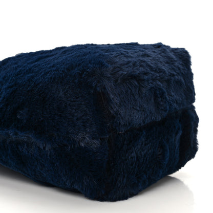 Mansur Gavriel Faux Fur Mini Bucket Bag Blueberry 9 of 12