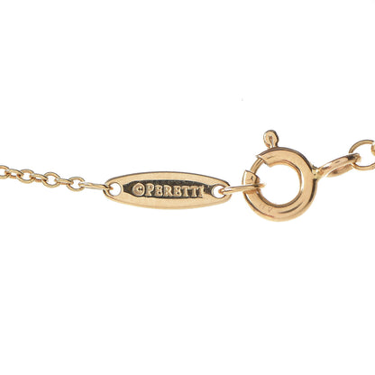 Tiffany 18K Yellow Gold Diamond .05ct Elsa Peretti Diamonds by the Yard Pendant Necklace 5 of 7