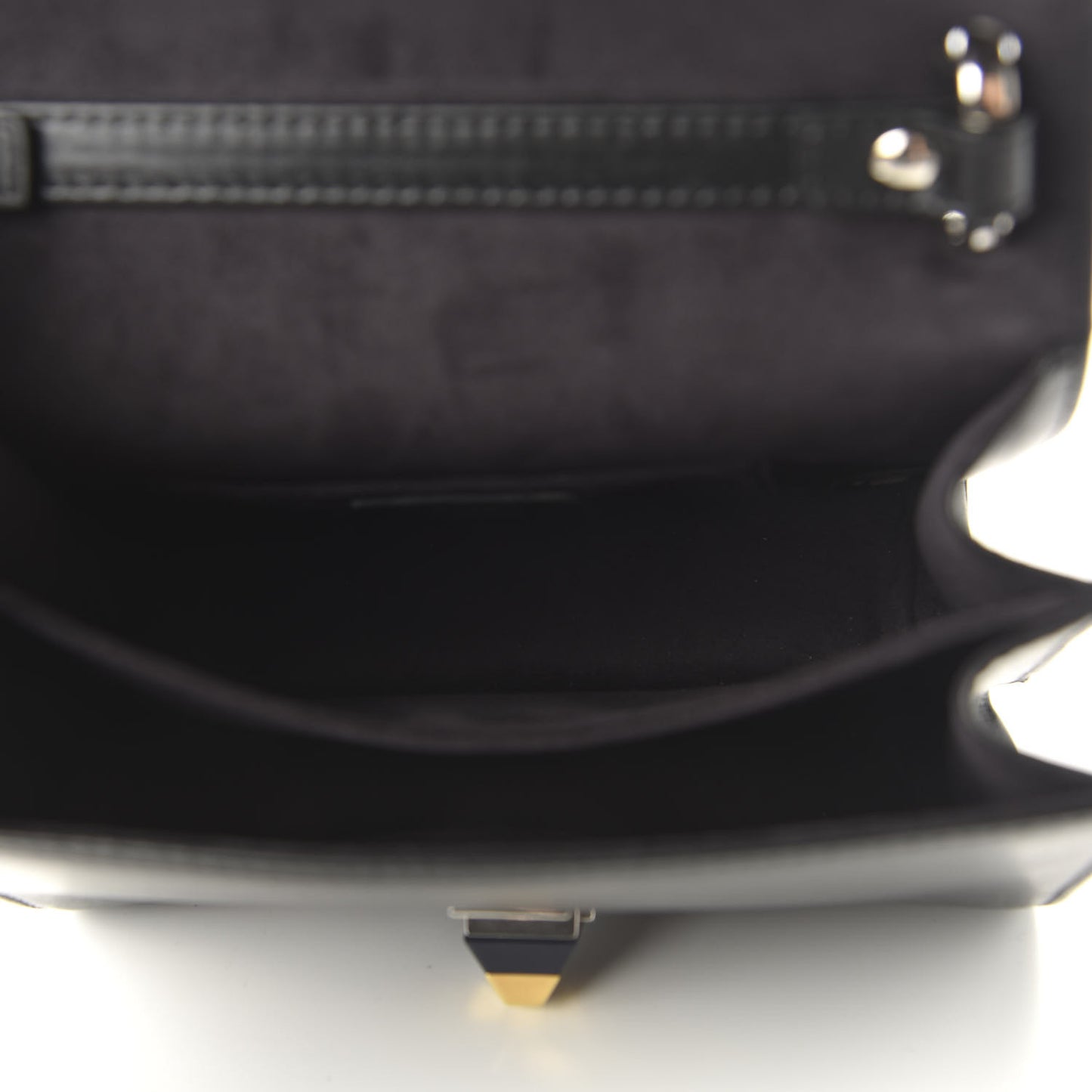 Vitello Liberty Studded Small Kan I Shoulder Bag Black Multicolor