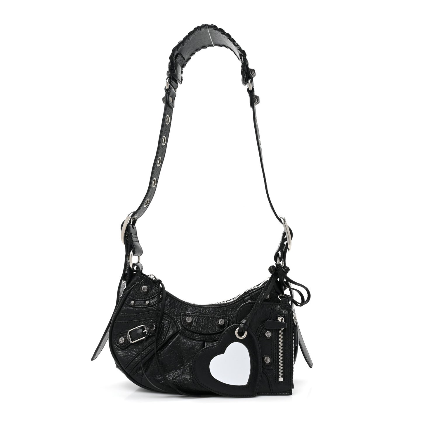 Agneau Arena Le Cagole Shoulder Bag XS Black