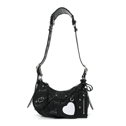 Balenciaga Agneau Arena Le Cagole Shoulder Bag XS Black 1 of 11