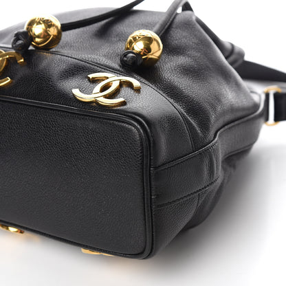 Chanel Caviar CC Drawstring Shoulder Bag Black 11 of 11