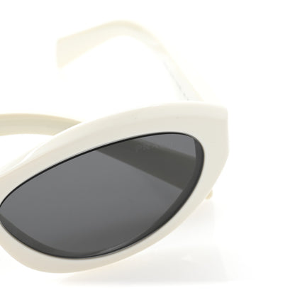 Prada Acetate Oval Sunglasses SPR 26Z White 7 of 8