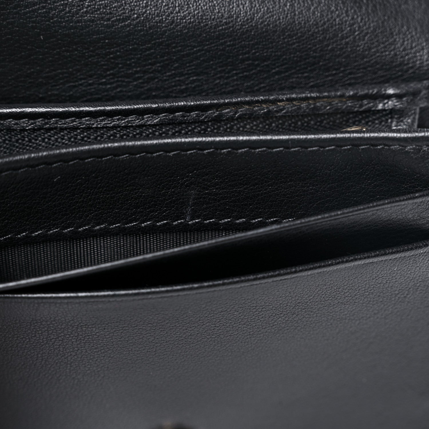 Christian Dior Patent Cannage Mini Lady Dior Wallet Black 8 of 8