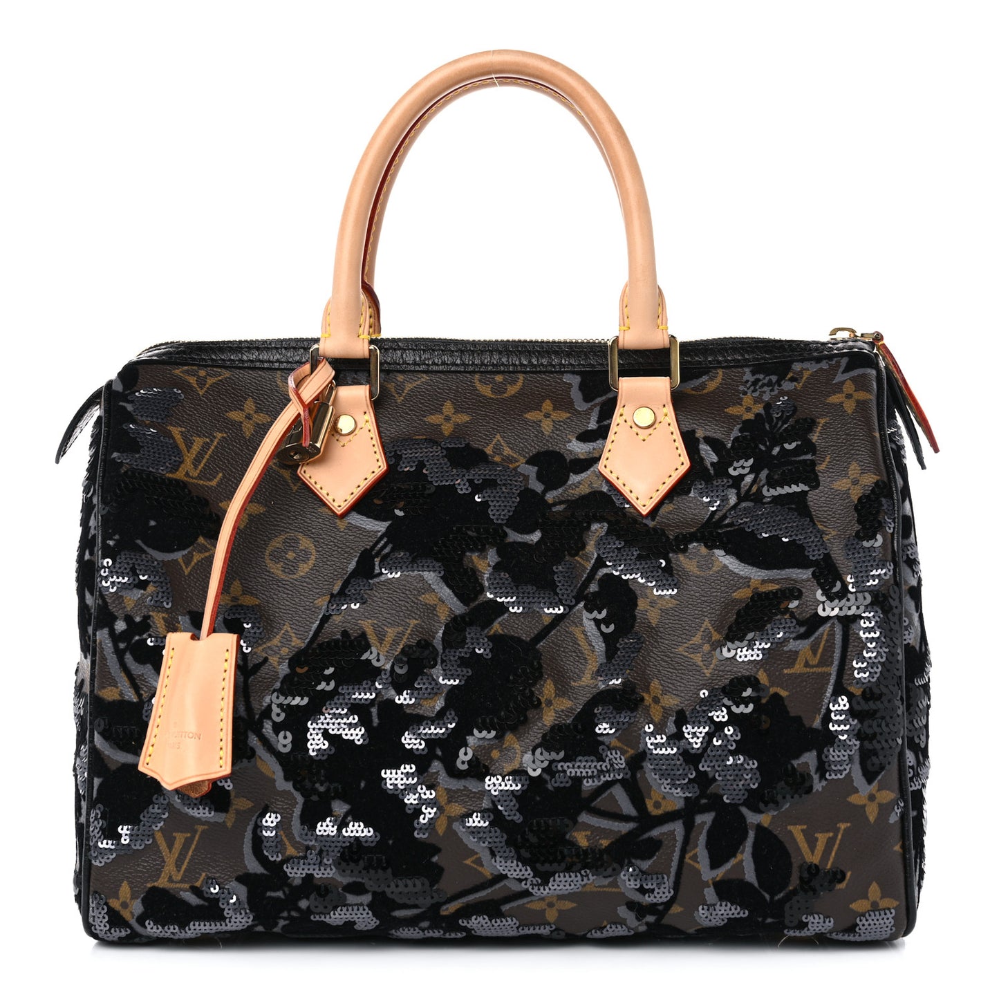 Monogram Fleur De Jais Sequins Speedy 30