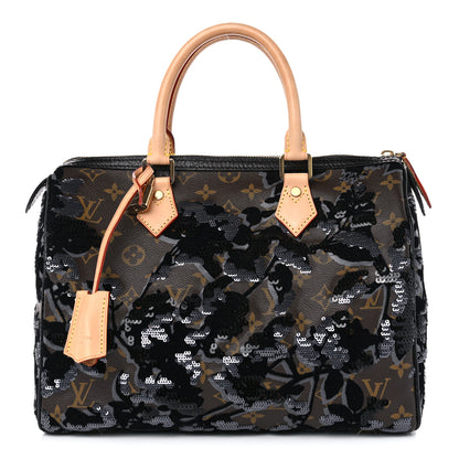Louis Vuitton Monogram Fleur De Jais Sequins Speedy 30 1 of 11