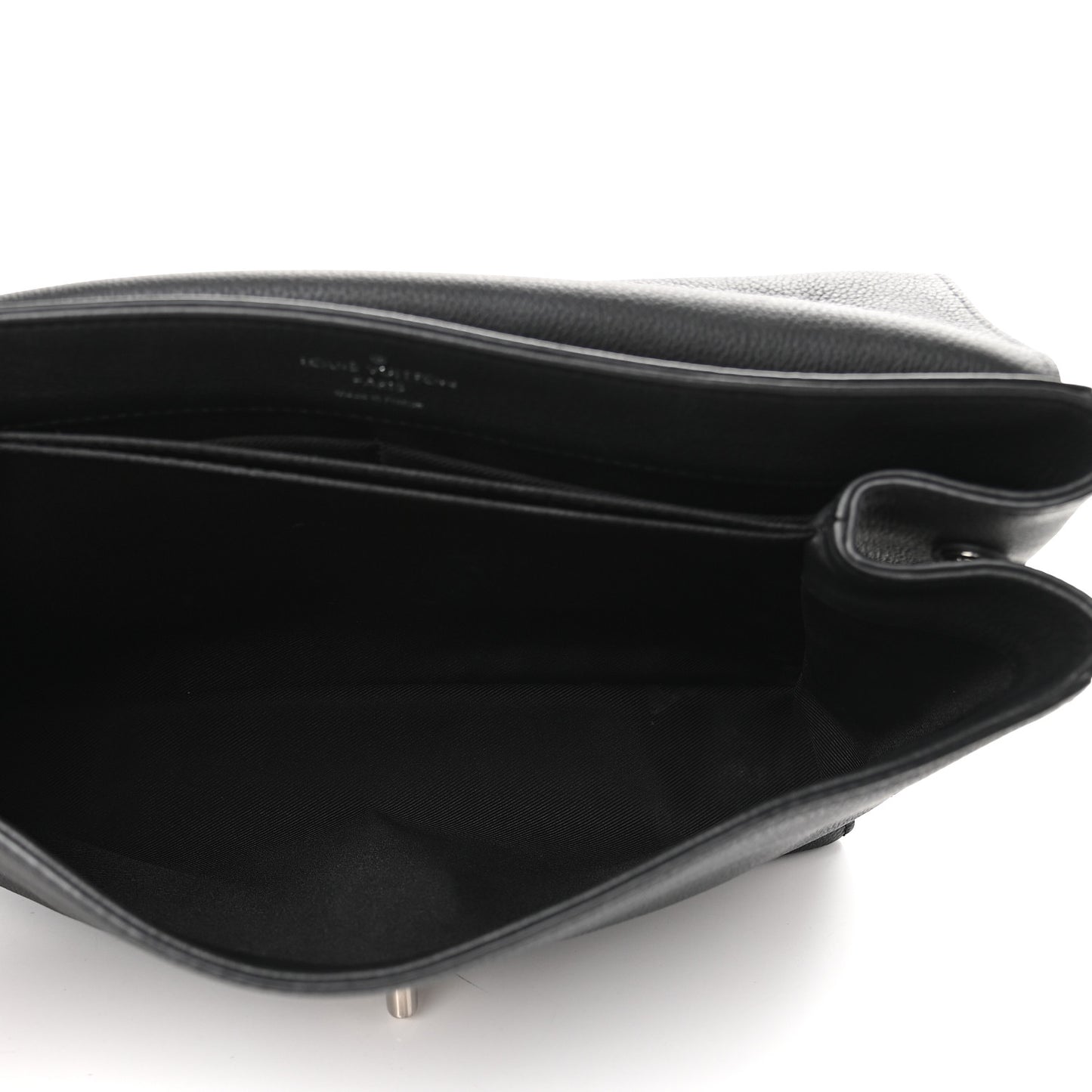 Soft Calfskin Lockme II Top Handle Black