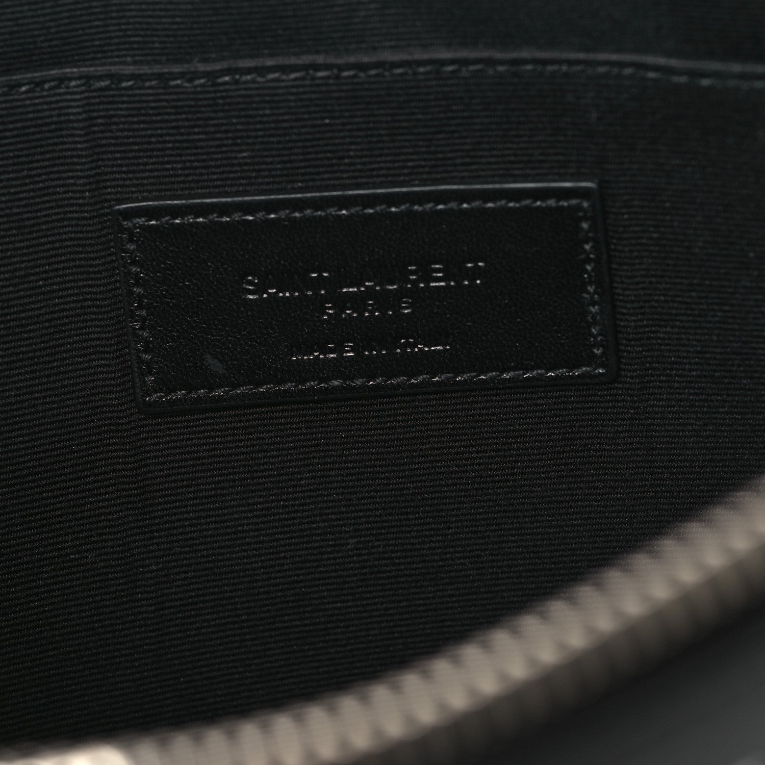 Saint Laurent Smooth Calfskin Flamingo Document Holder Black 6 of 12