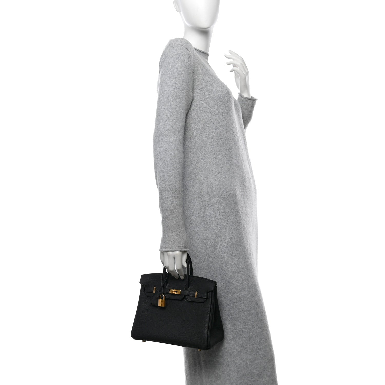 Hermes Togo Birkin 25 Black 2 of 11