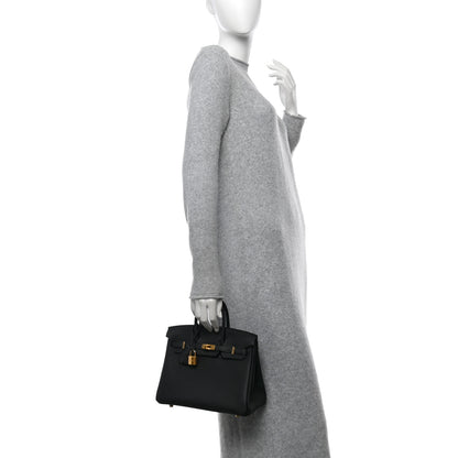 Hermes Togo Birkin 25 Black 2 of 11