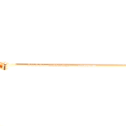 Gucci Metal Pearl Cat Eye Sunglasses GG0364S Gold 7 of 7