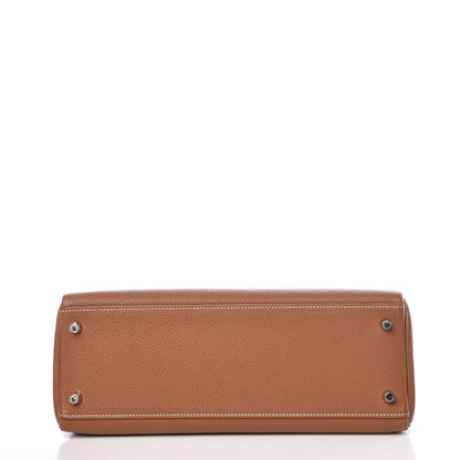 Hermes Togo Kelly Retourne 32 Gold 6 of 38