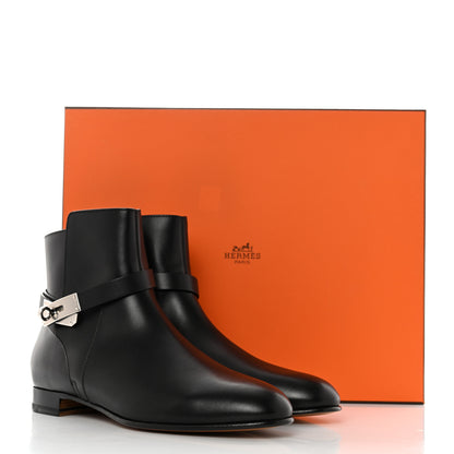Hermes Calfskin Neo Low Boots 39.5 Black 12 of 12