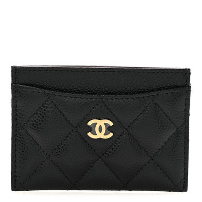 Chanel Caviar Quilted Card Holder Black 1 of 9