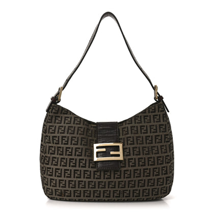 Fendi Zucchino Vitello Hobo Tobacco 1 of 10